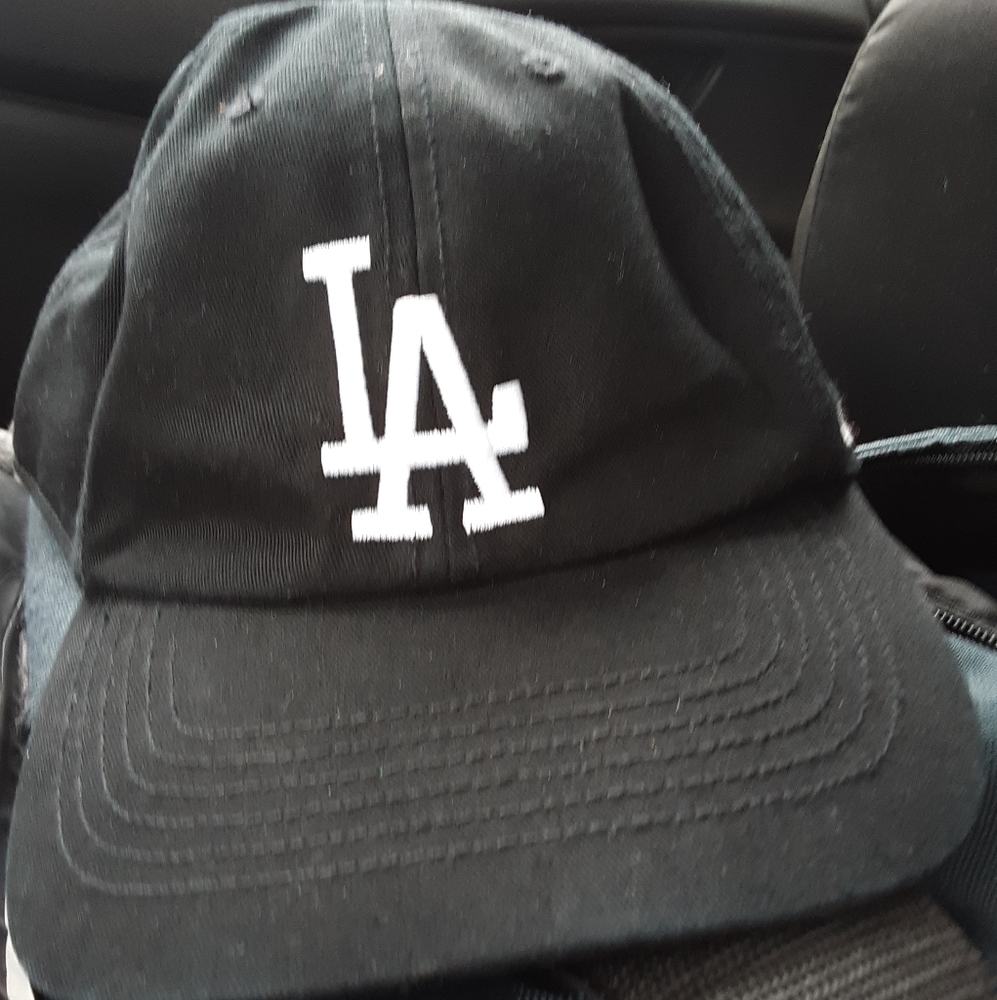 Black Fitted Dodgers Baseball Cap Brand 47